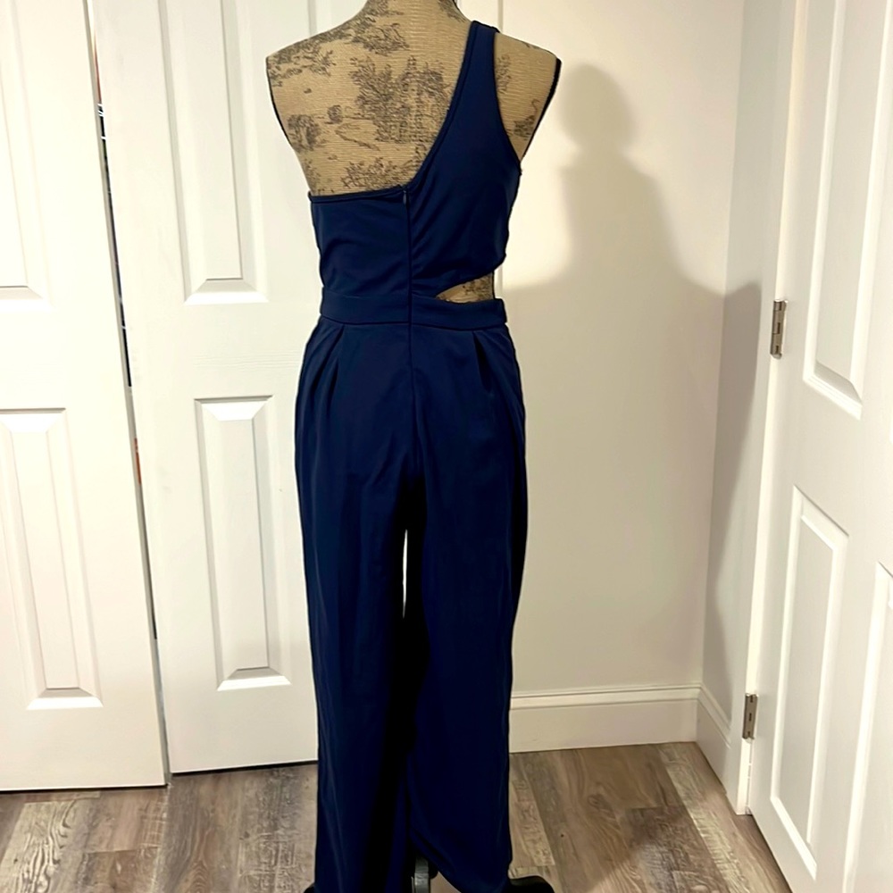 SHEIN size M one shoulder Romper super Dressy style and not see thru